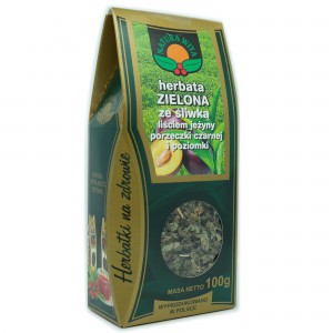 Herbata zielona ze śliwką  - Natura Wita